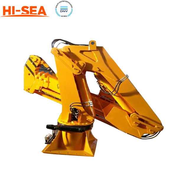 Marine Telescopic Knuckle Boom Crane